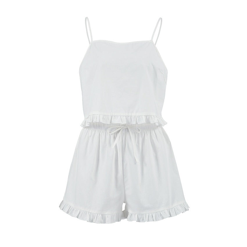 Women’s Cotton Camisole Pajama Set with Shorts